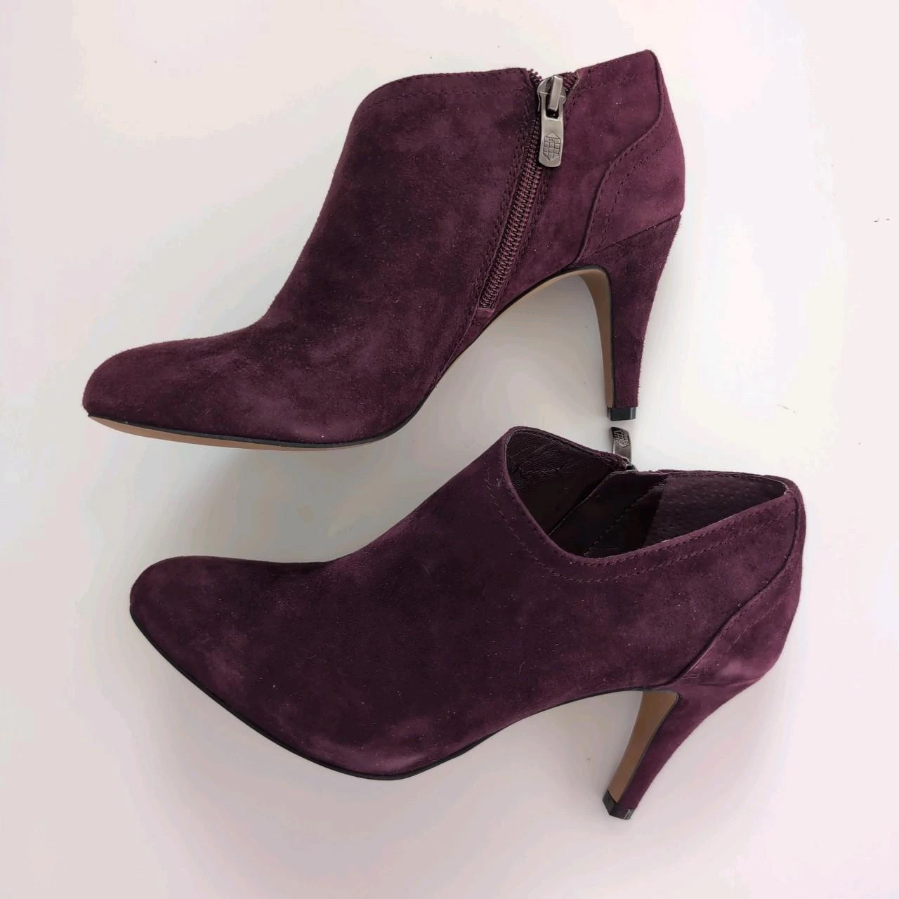 Vince Camuto Purple Suede Booties - Size 6