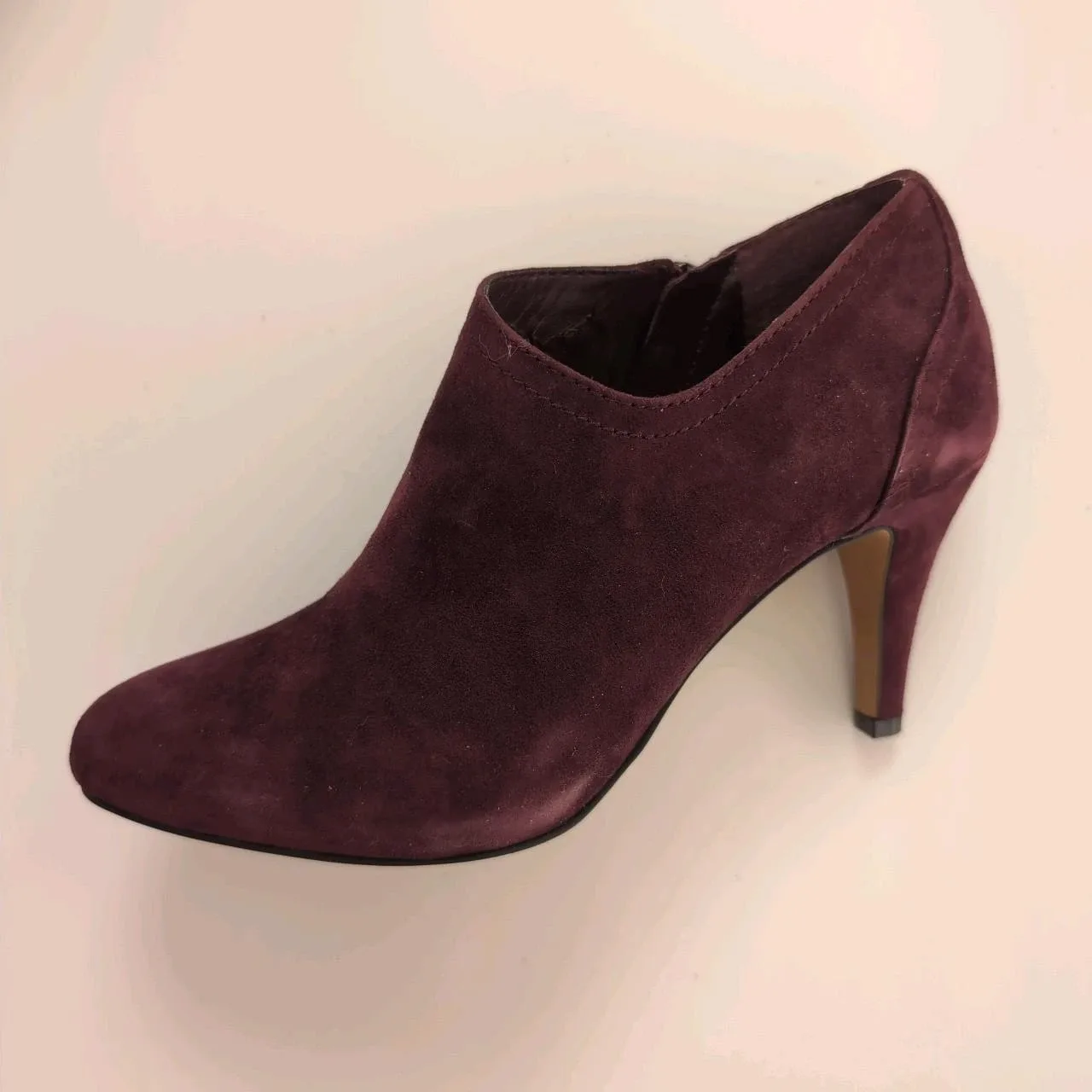 Vince Camuto Purple Suede Booties - Size 6 image indicator(3)