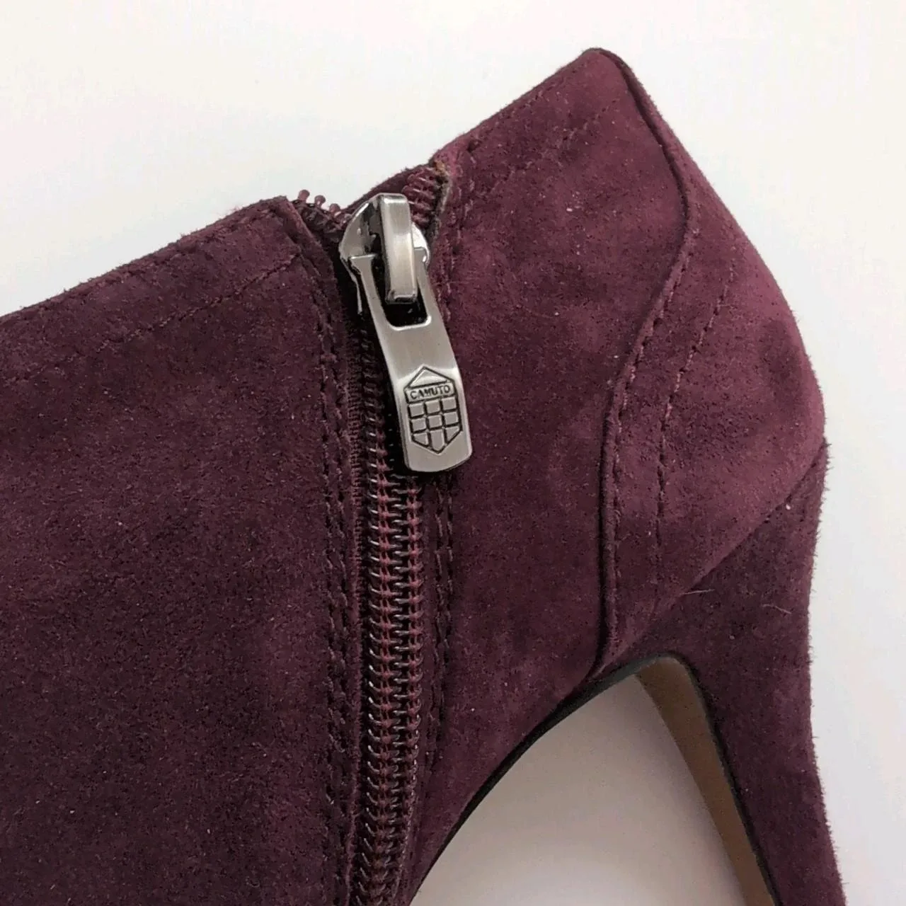 Vince Camuto Purple Suede Booties - Size 6 image indicator(6)