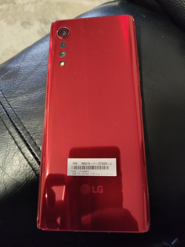 LG Velvet 5G Red Smartphone - photo 3