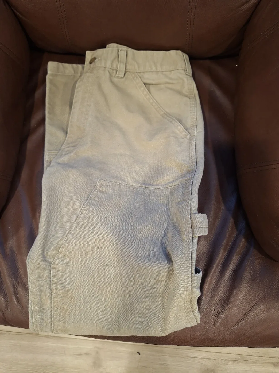 Pam's Workwear Tan Work Pants image indicator(3)