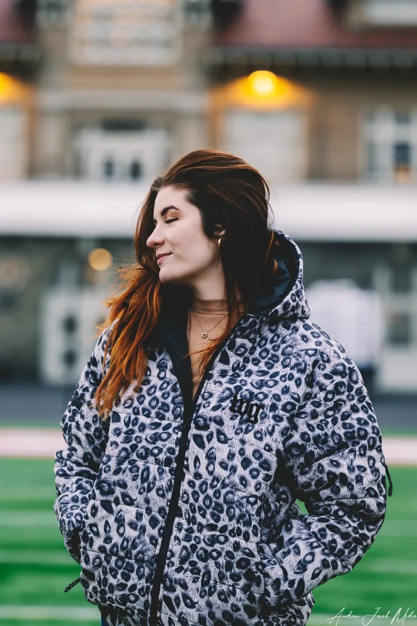 Wear Grace Spotted Puffer Jacket image indicator(4)