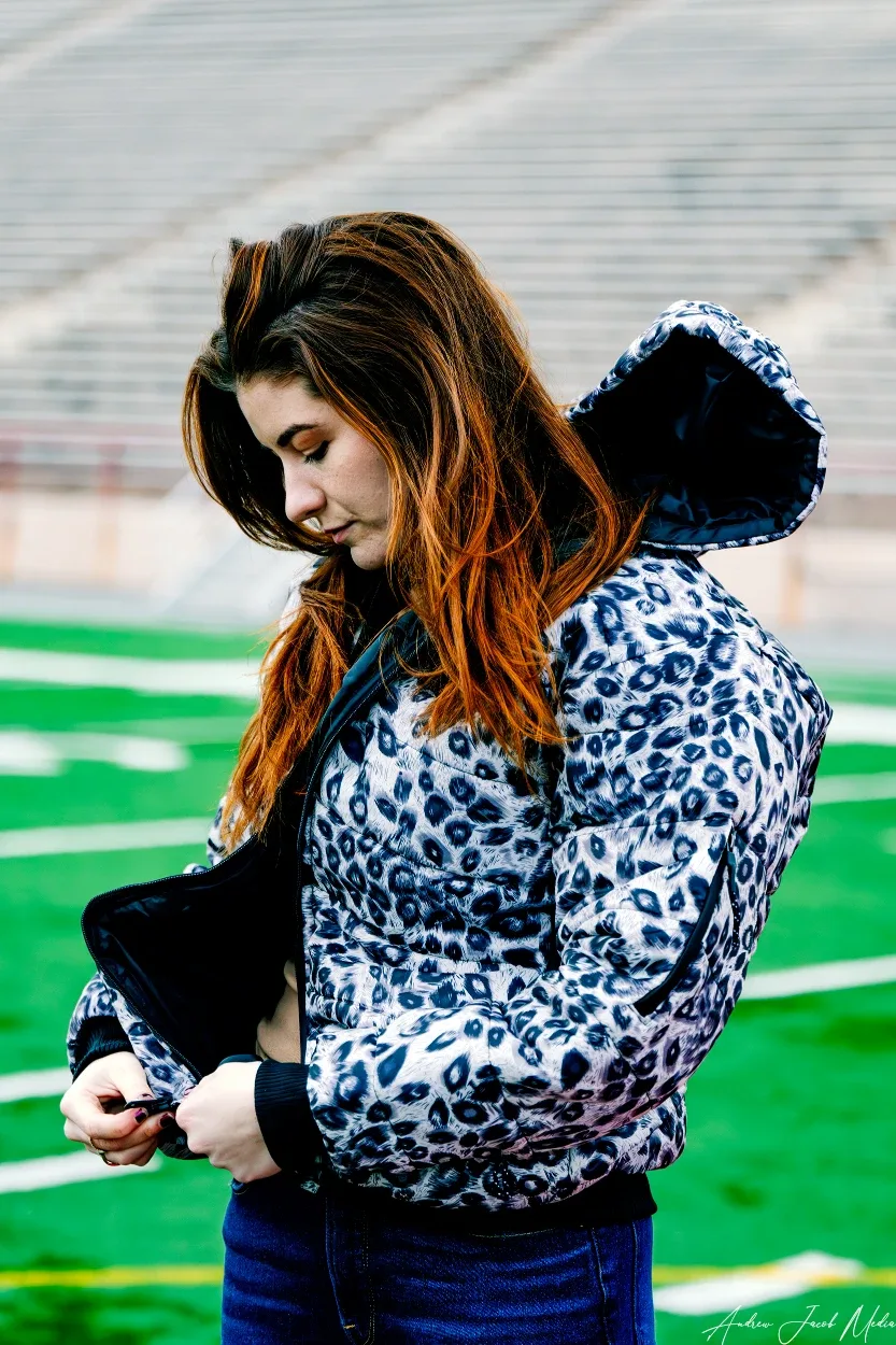 Wear Grace Spotted Puffer Jacket image indicator(7)