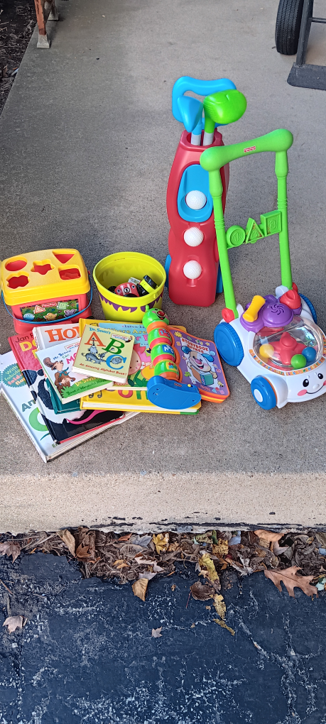 Kids Books, Toys, Golf Set