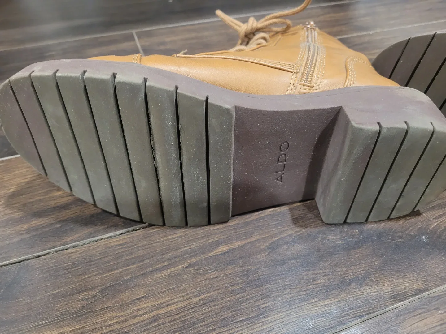 Aldo Brown Combat Boots - Size 7.5 🥕 image indicator(7)