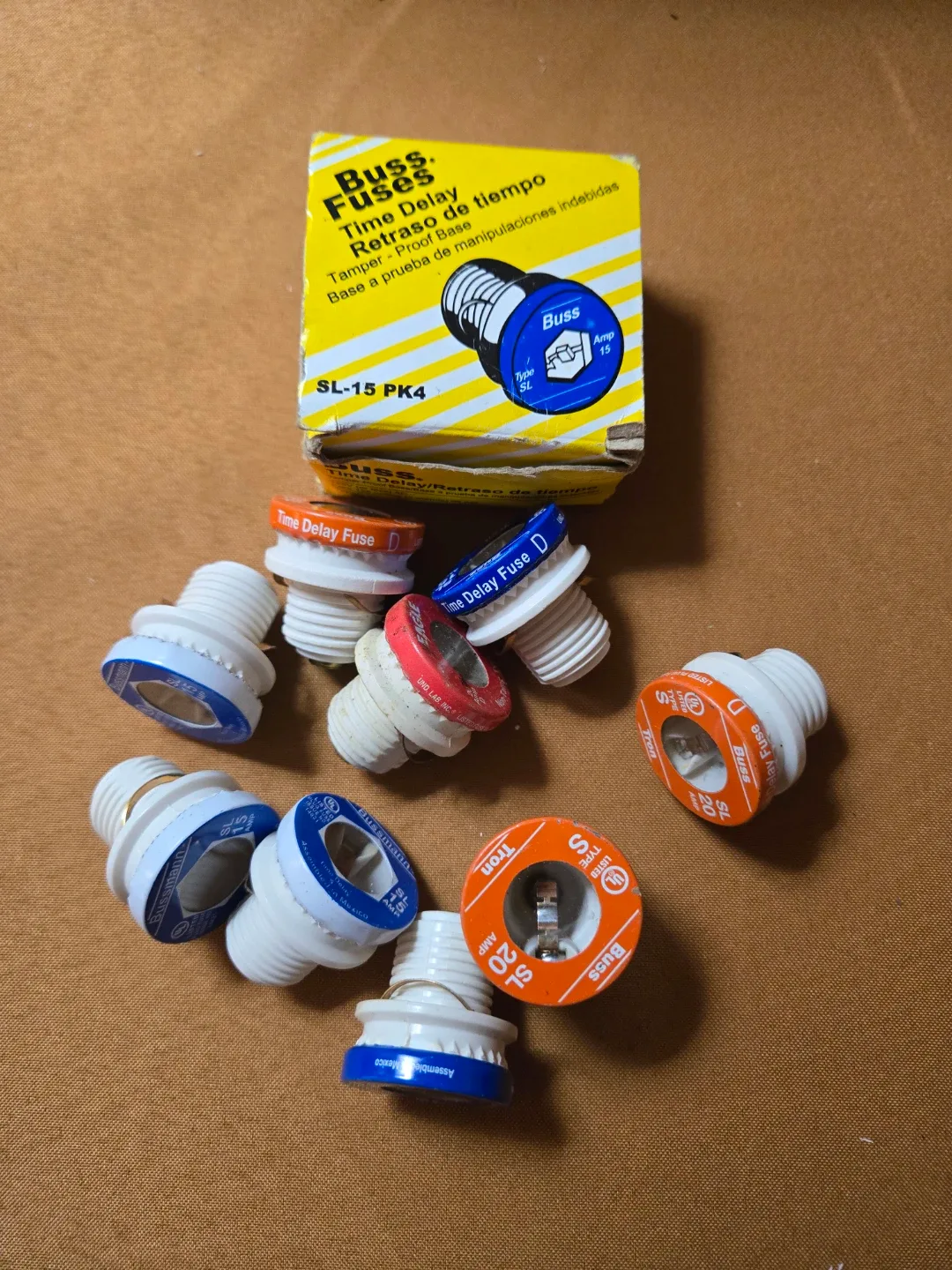 🥕  Buss Time Delay Fuses - SL-15 PK4