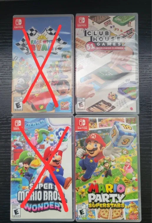 Nintendo Switch Games, Starting at $60