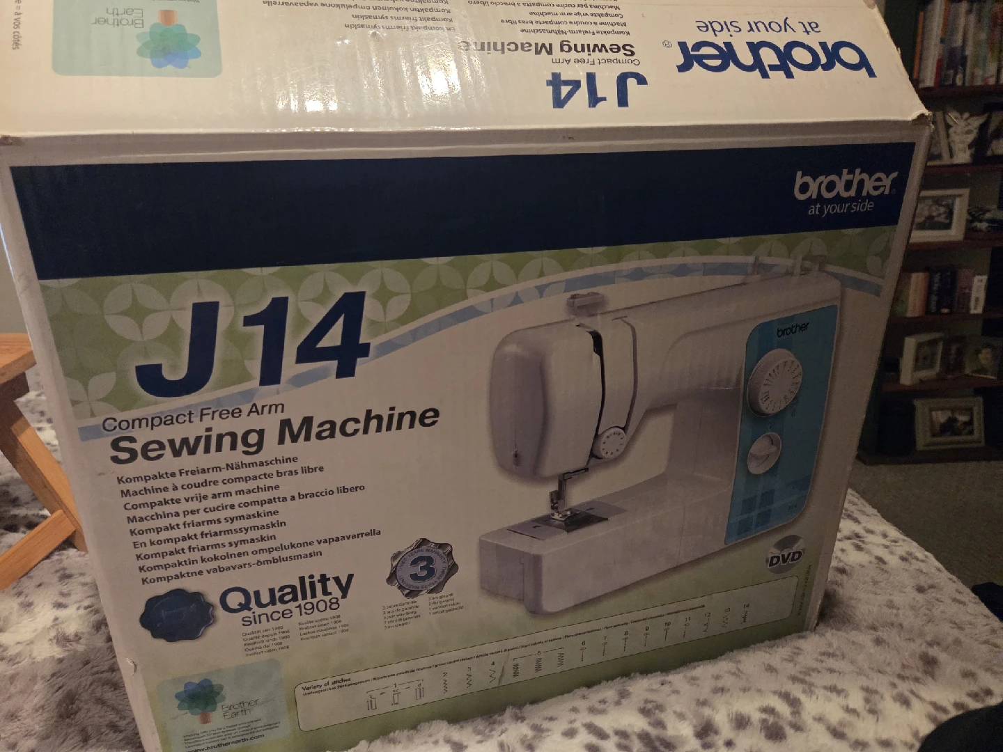 Brother J14 Sewing Machine - Compact Free Arm