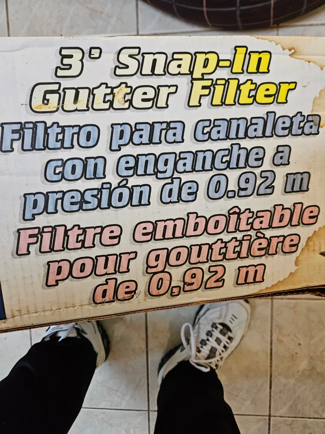 Amerimax 3' Snap-In Gutter Filter image indicator(3)