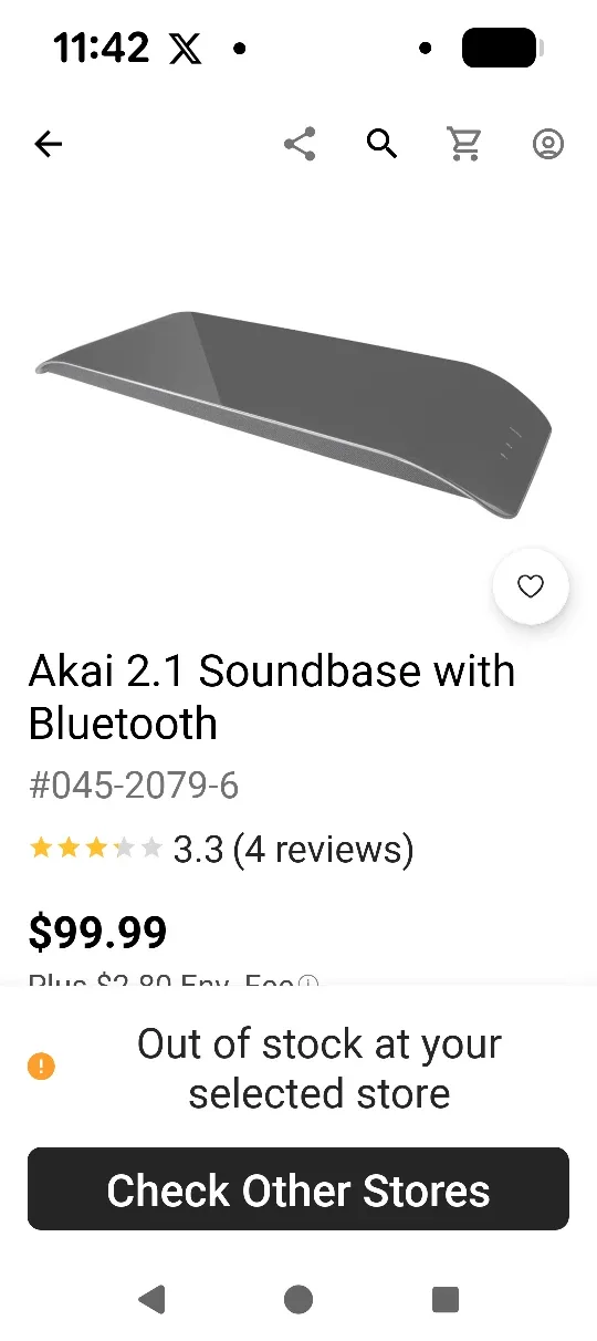 Akai 2.1 Soundbase with Bluetooth image indicator(2)