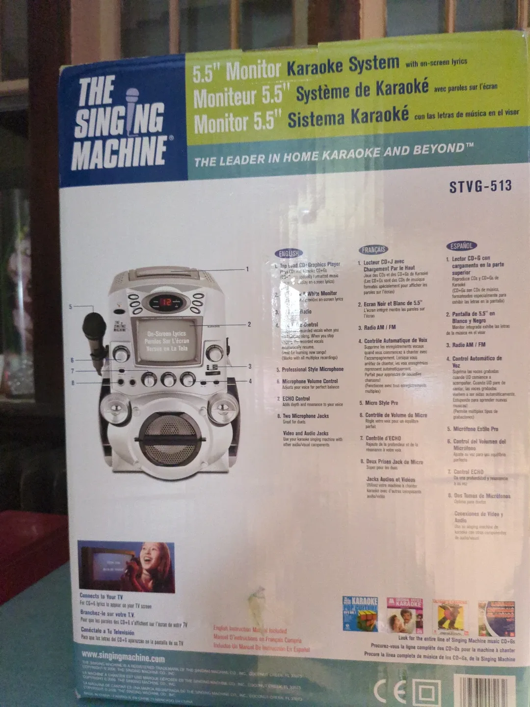 The Singing Machine STVG-513 Karaoke System image indicator(2)