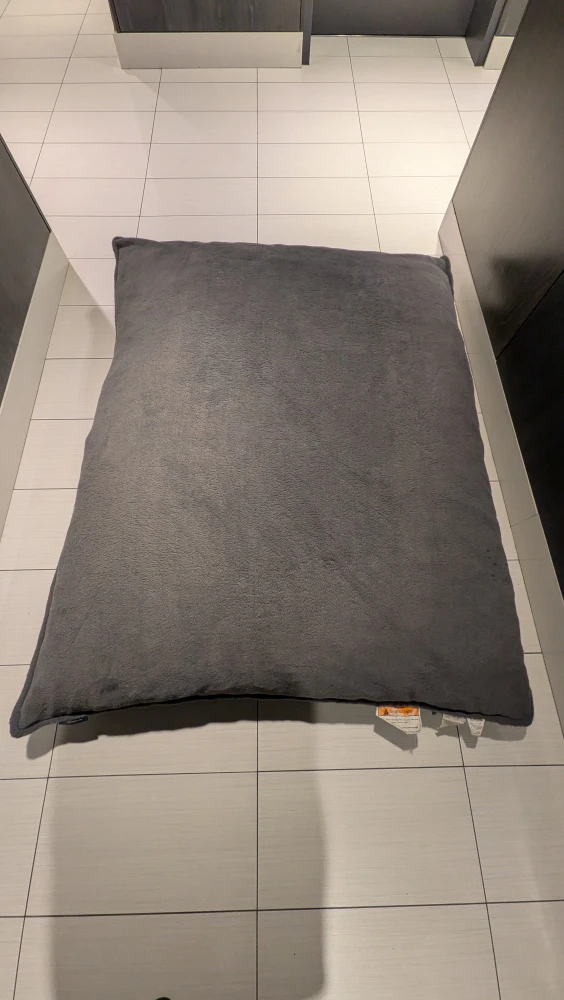 5.5 ft Grey Floor Pillow Lounger - photo 4