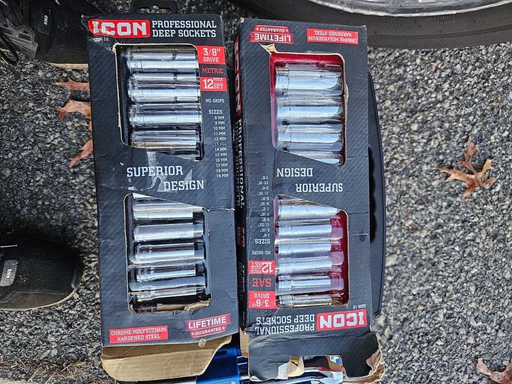 ICON Professional Deep Socket Set - 3/8" Drive