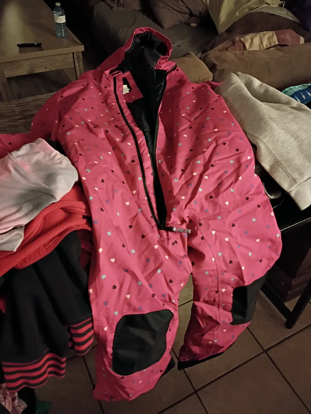 girls one piece snowsuit size 6