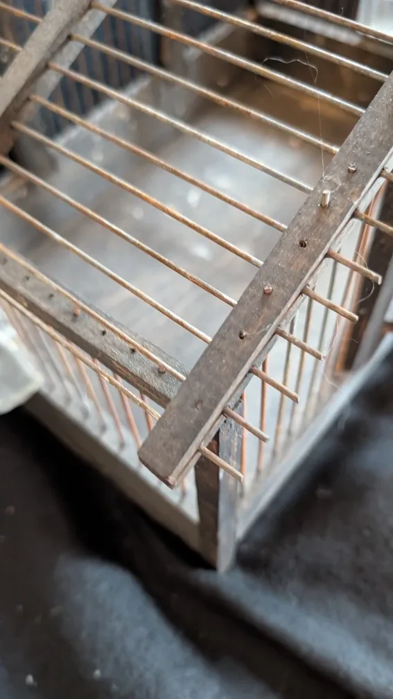 Vintage Wooden Bird Cage image indicator(7)