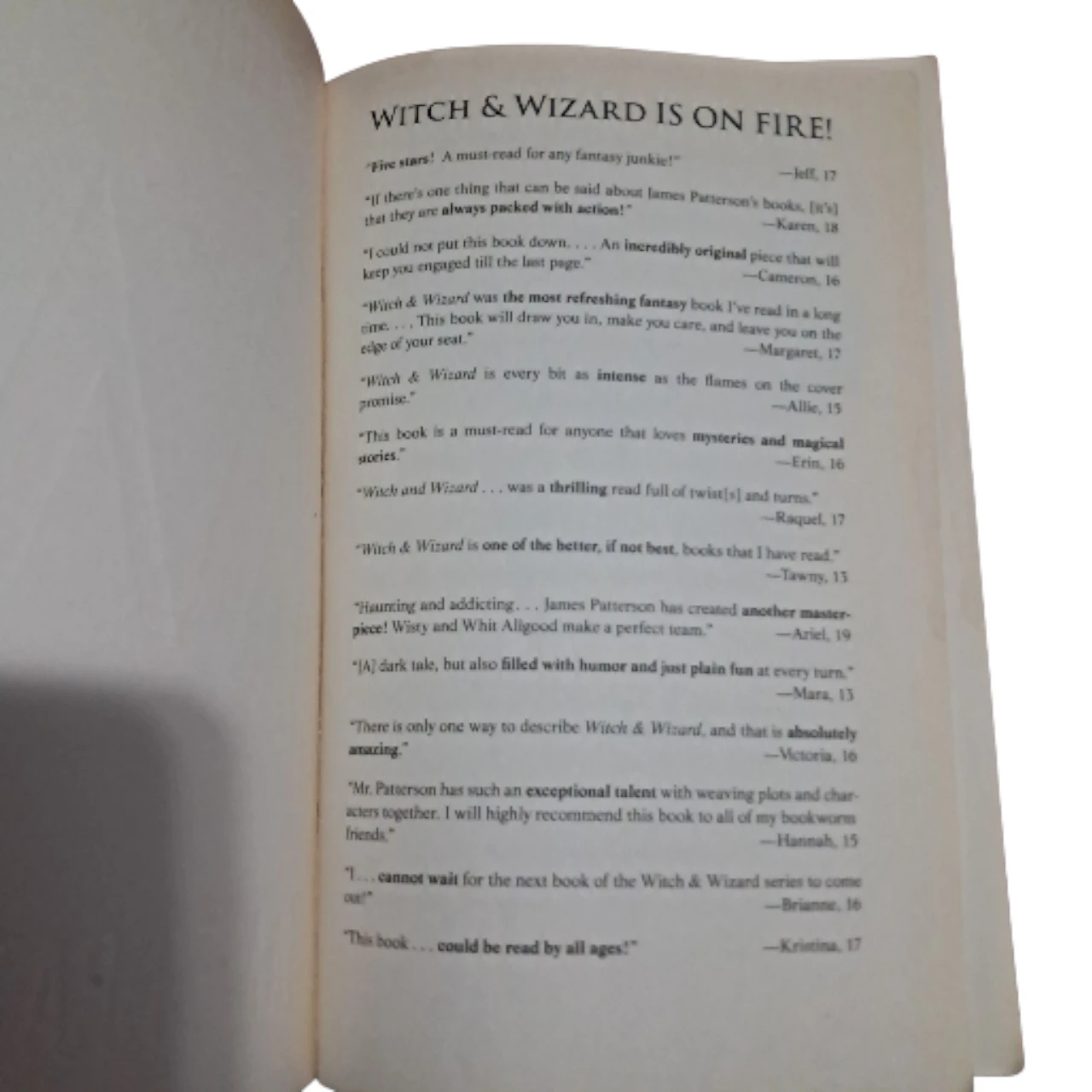 Witch & Wizard by James Patterson - photo 2