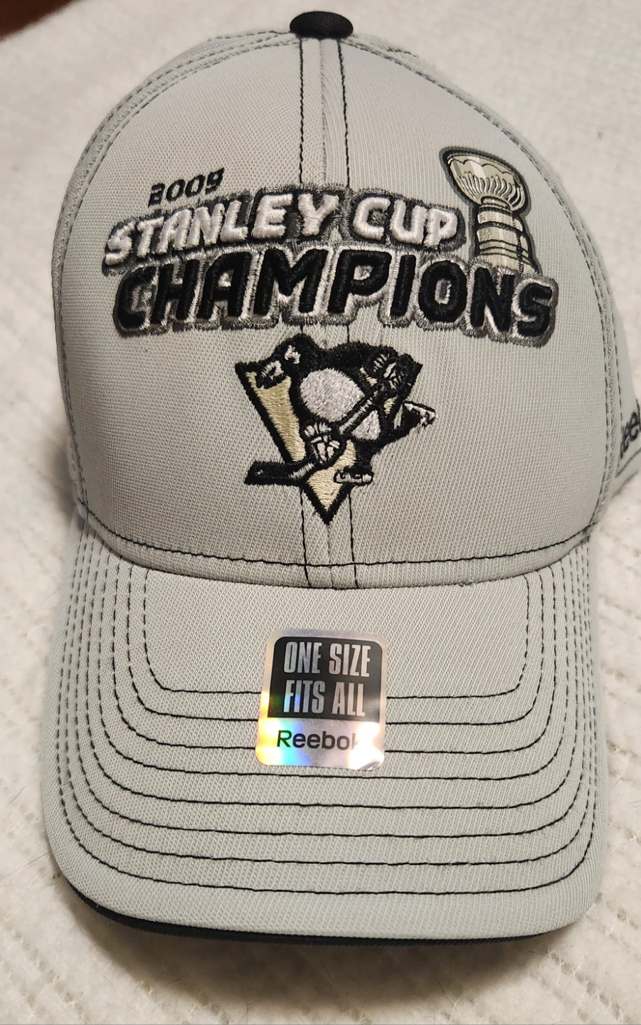 Reebok Pittsburgh Penguins Stanley Cup Champs Hat - One Size