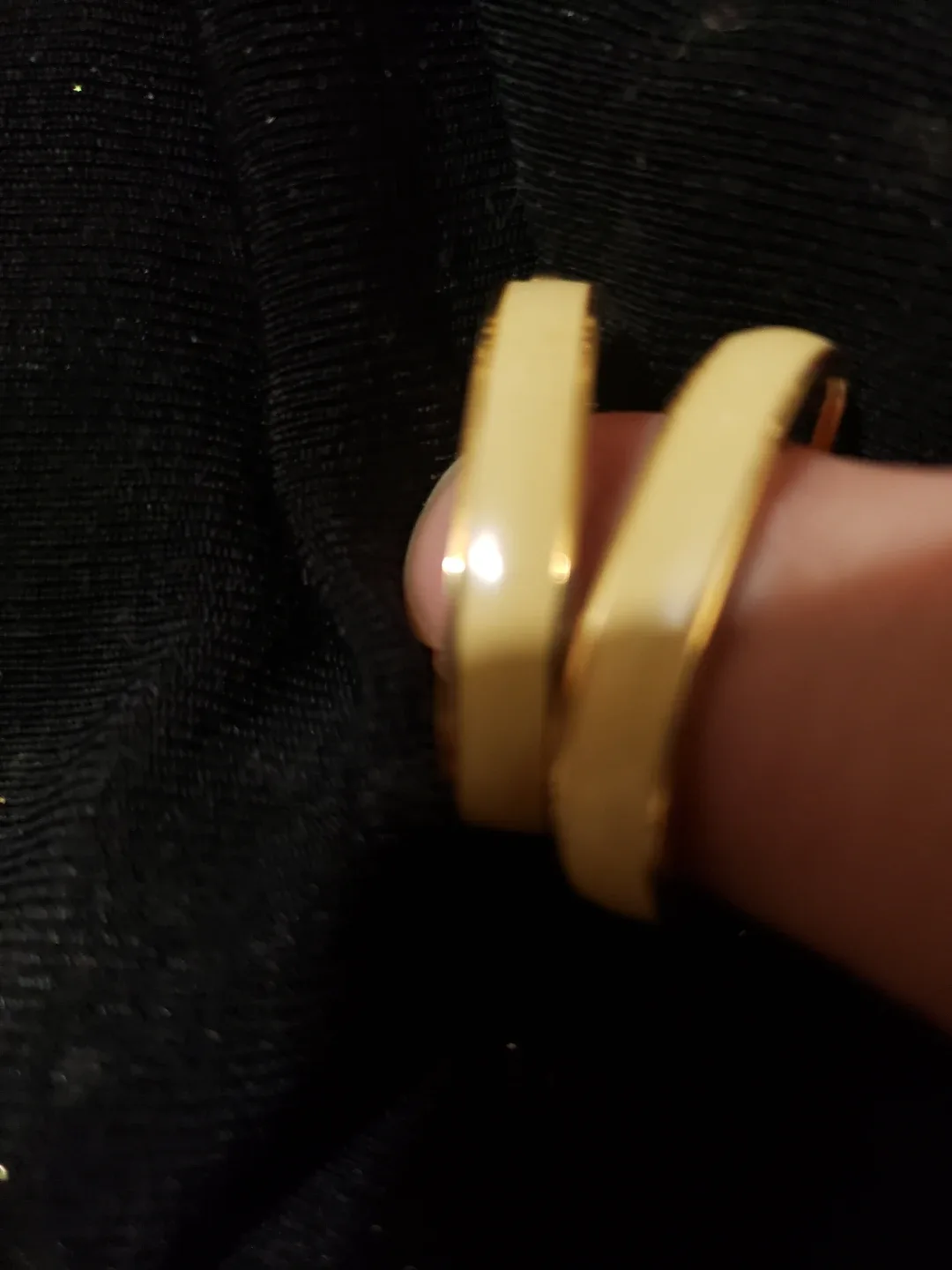 MONET  Jewelry Gold Tone Hoop Earrings image indicator(2)