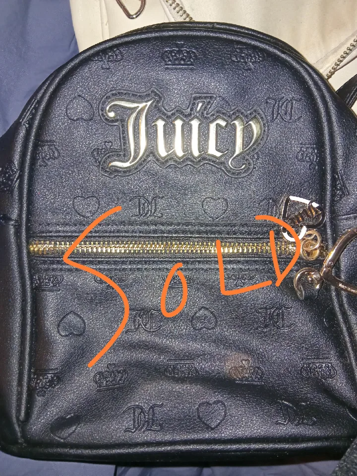 Juicy Couture Black Mini Backpack image indicator(2)