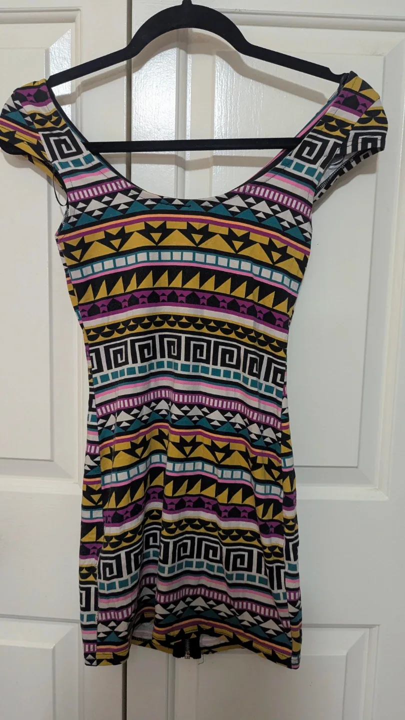 Patterned Mini Dress image indicator(2)