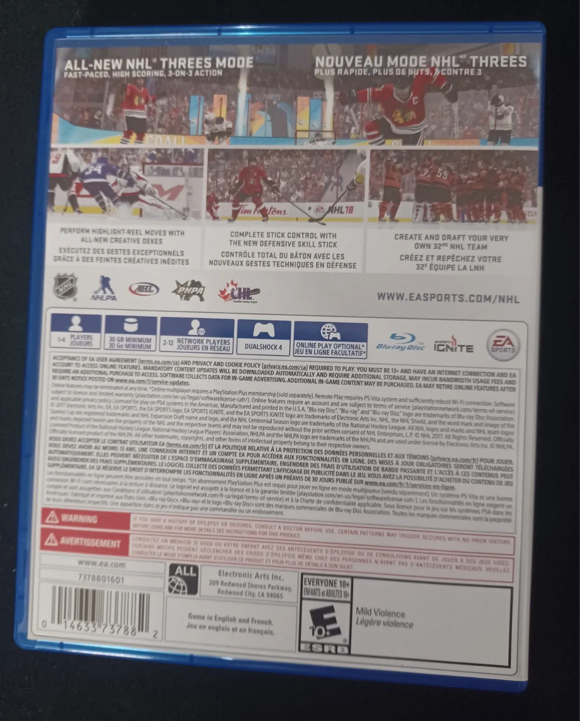 NHL 18 for PS4 image indicator(2)