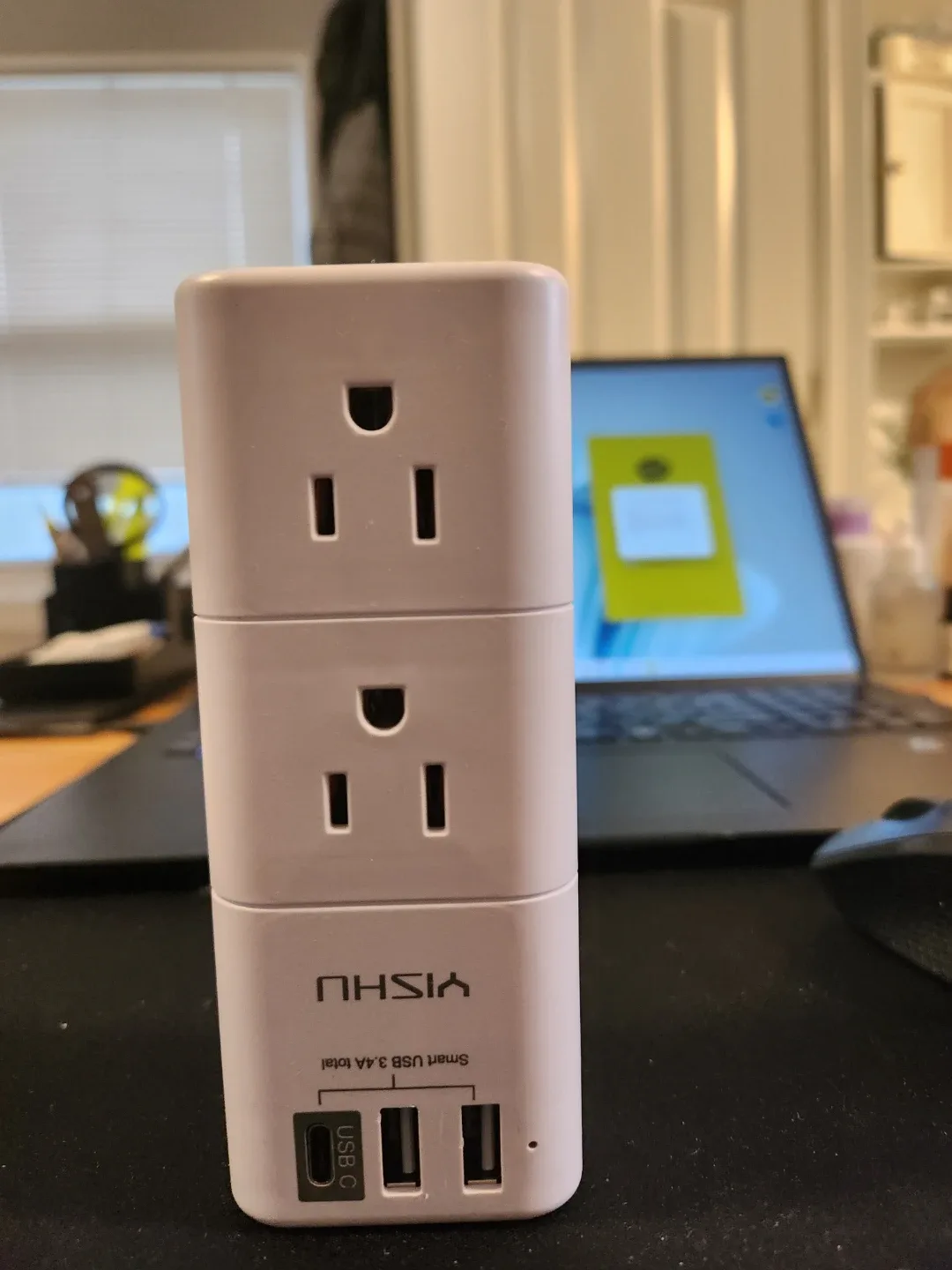 New YISHU Multi Plug Outlet Extender