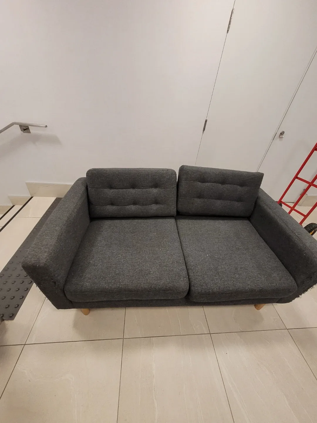 Grey Two Seater Sofa image indicator(2)