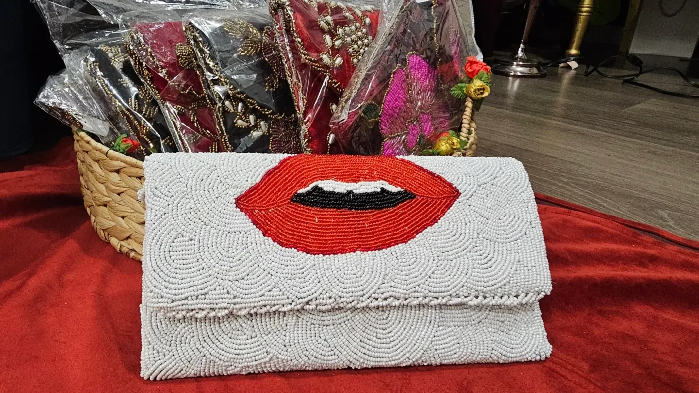 Beaded Clutch Purse
