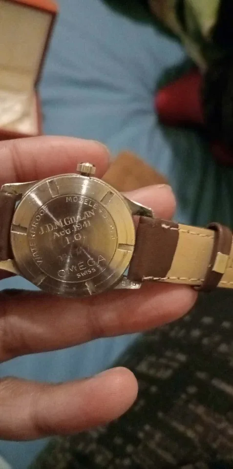 1941 WW2 WORN BY A CANADIAN WAR HERO OMEGA image indicator(6)