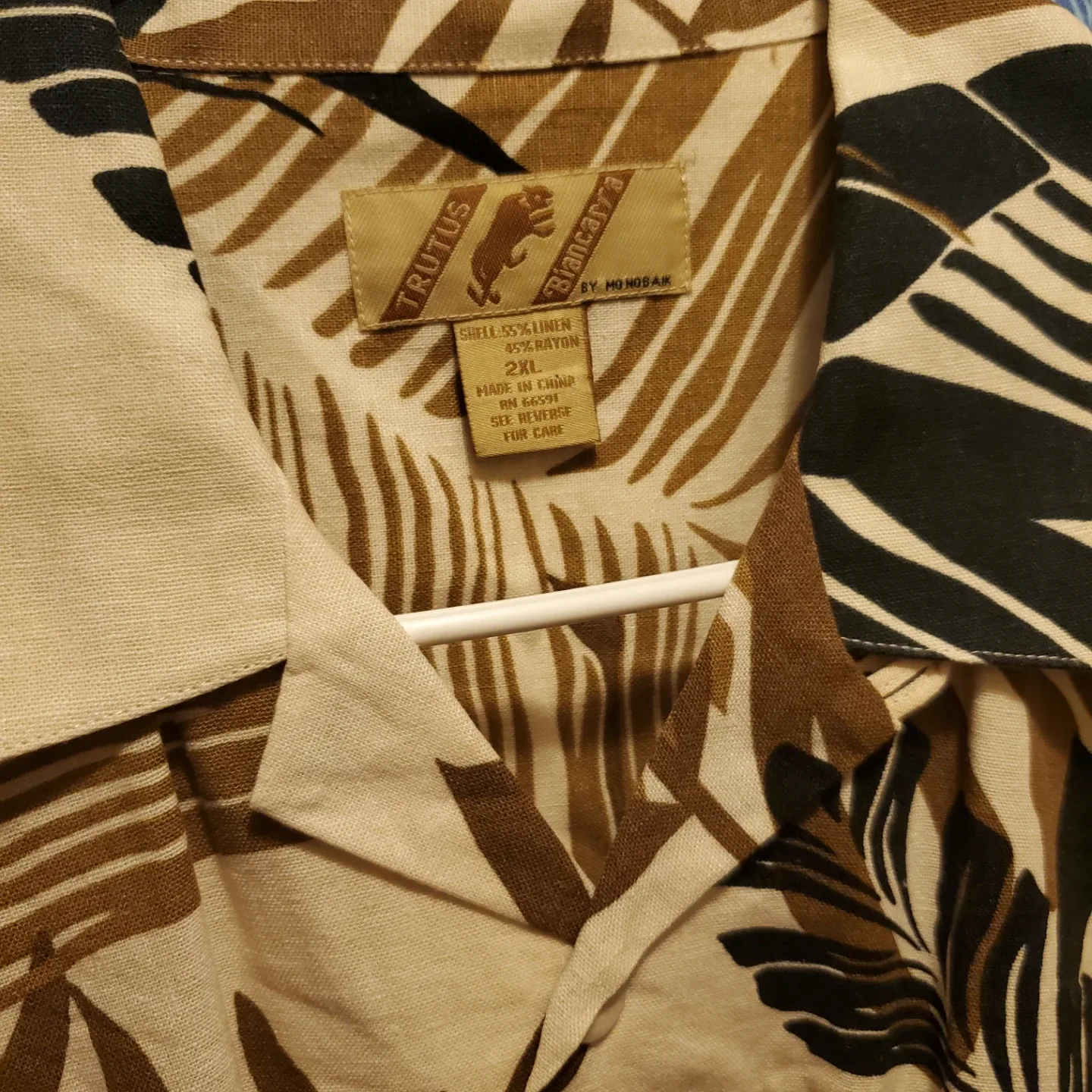 Trutus BlanCarra 2XL Linen Blend Shirt image indicator(2)