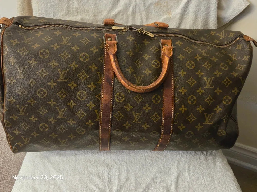 Vintage, Authentic Louis Vuitton 55 Keepall Travel Bag