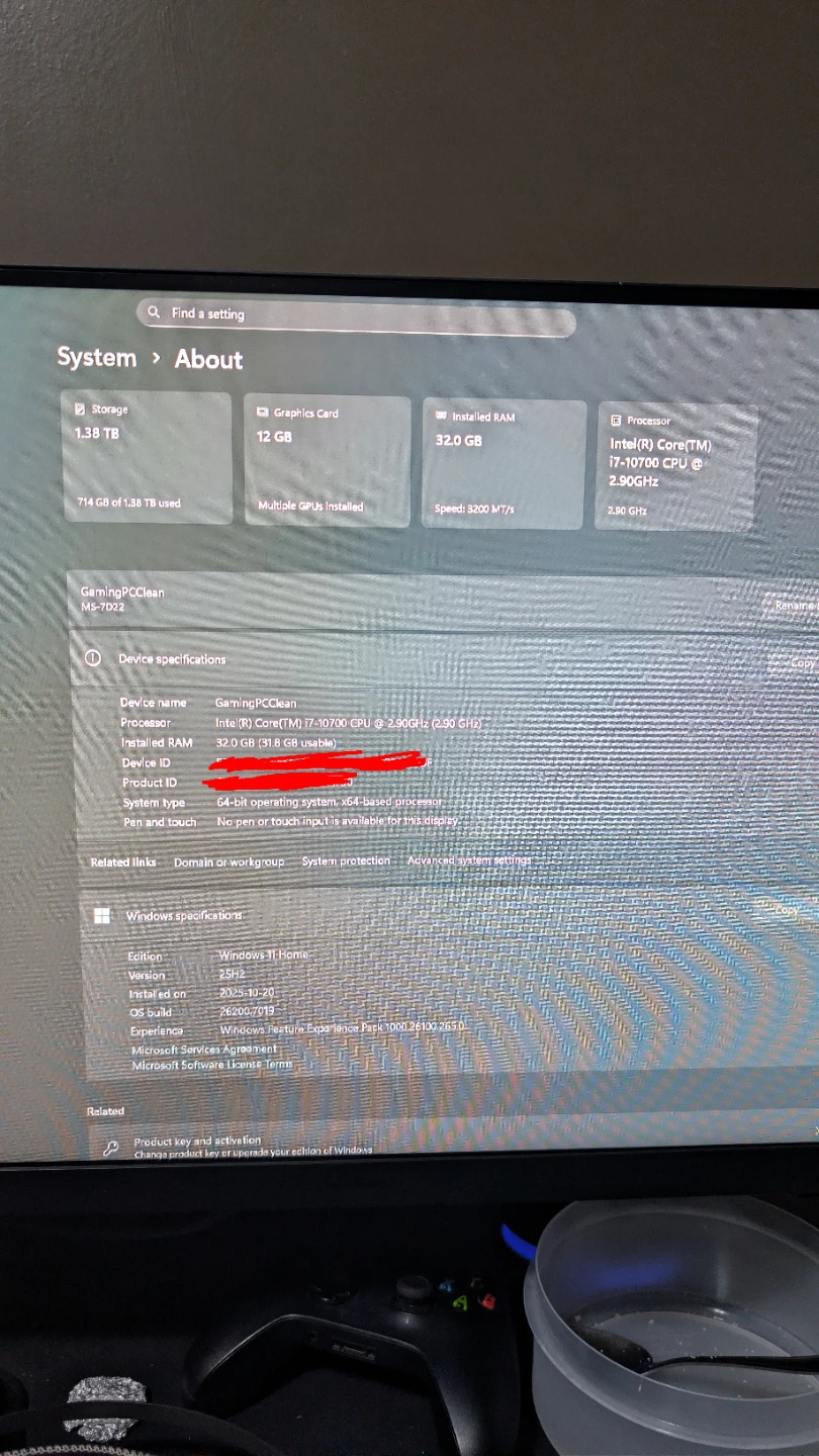 Custom Gaming PC + 2 Monitors - i7 10700 CPU, RTX 3060 - photo 2