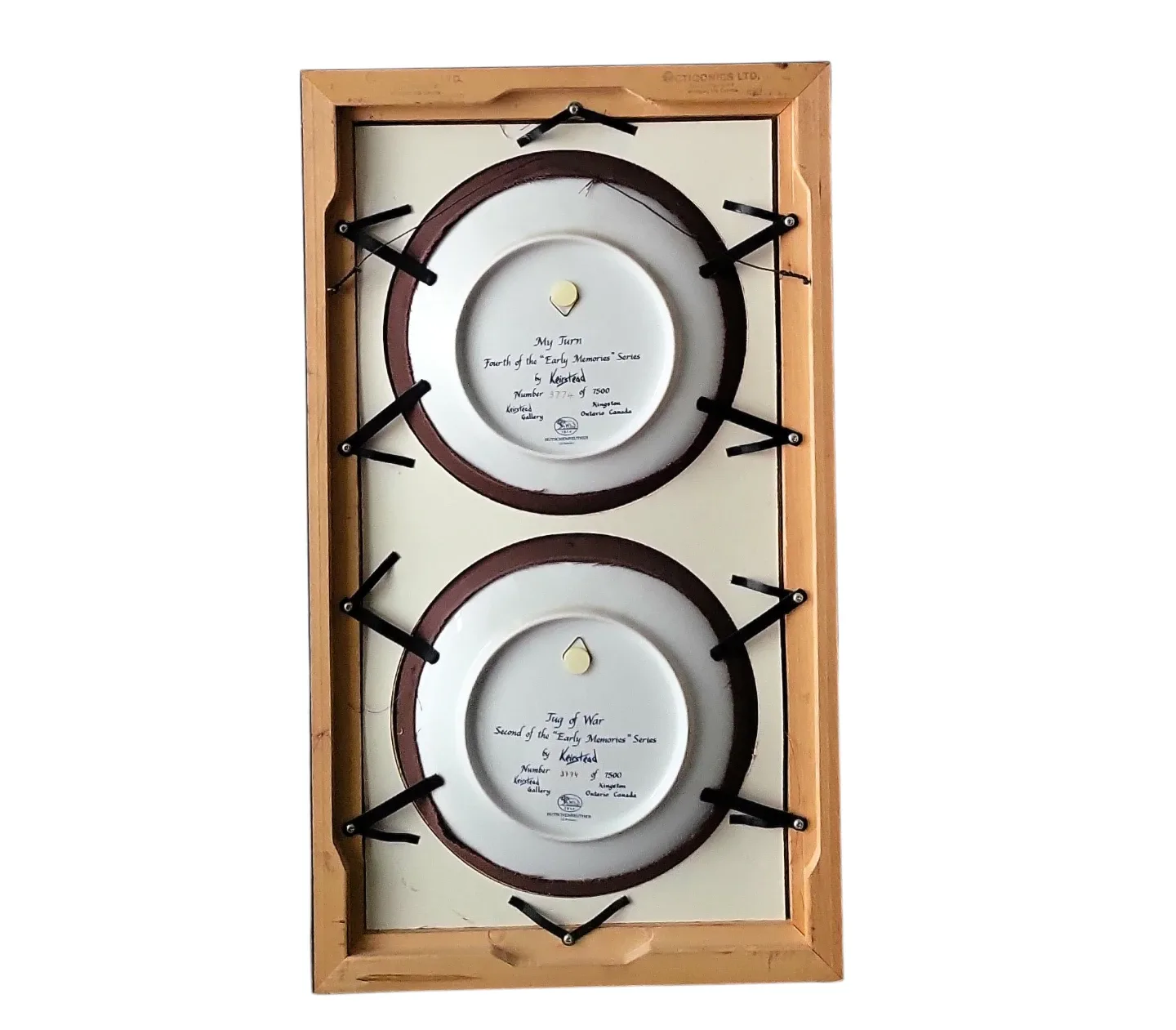 Loriotko Early Memories Series Plates Framed image indicator(4)