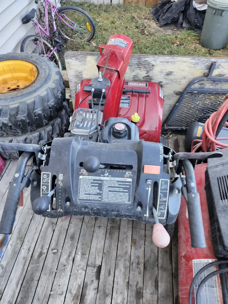 Craftsman 33 Gal Air Compressor & Snowblower - photo 4