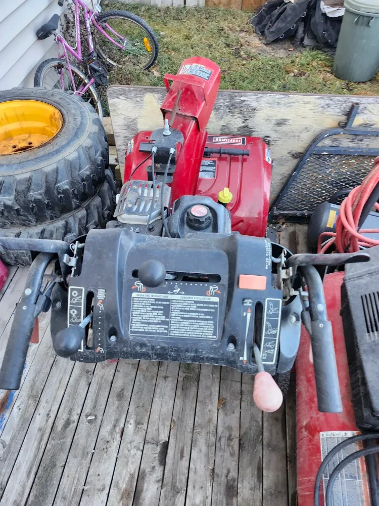 Craftsman 33 Gal Air Compressor & Snowblower image indicator(4)