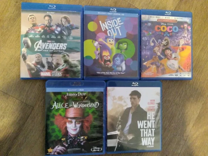 Blu-ray Movies $5 each: Avengers, Inside Out, Coco & More! thumbnail