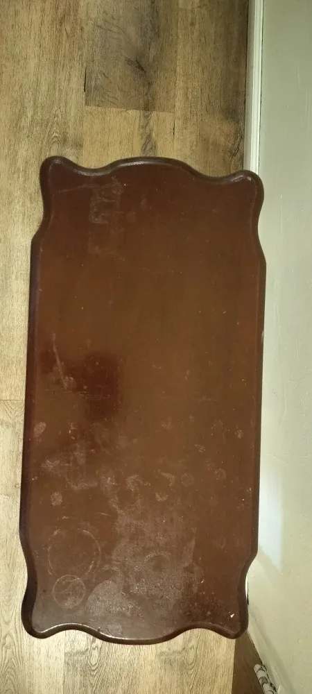 Brown Wooden Accent Table image indicator(2)