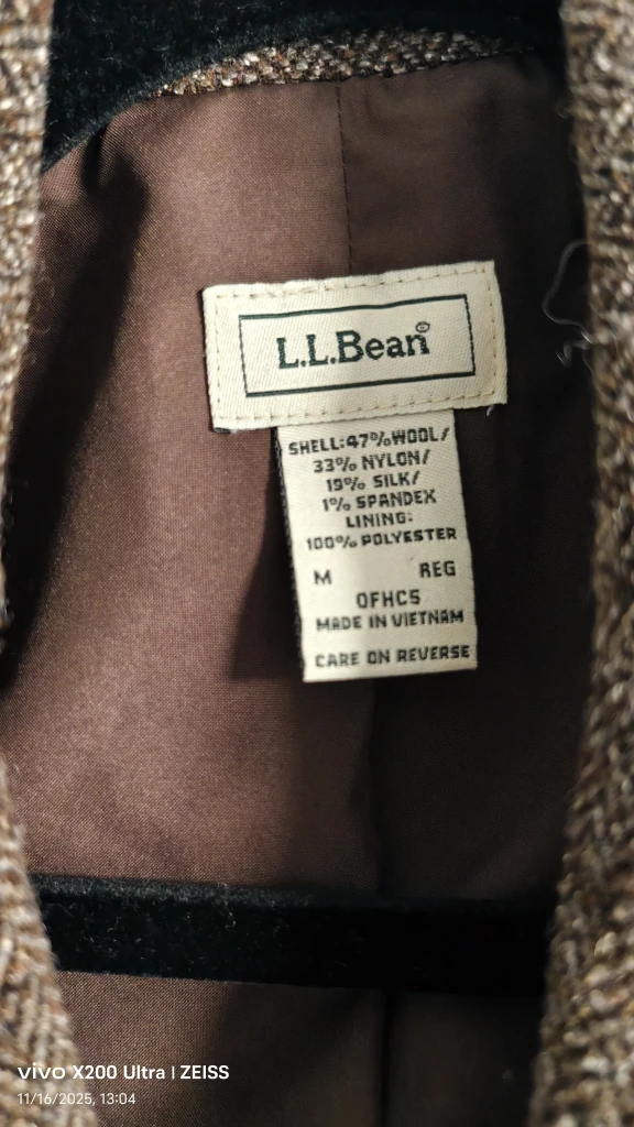 L.L.Bean Wool Blend Blazer - Size M - photo 4