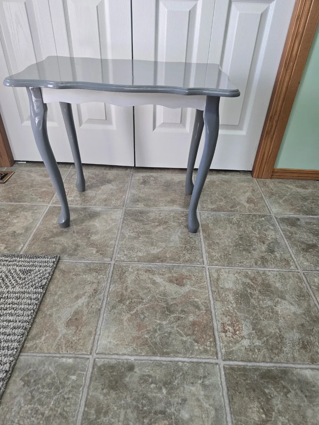 Grey Painted Accent Table image indicator(3)