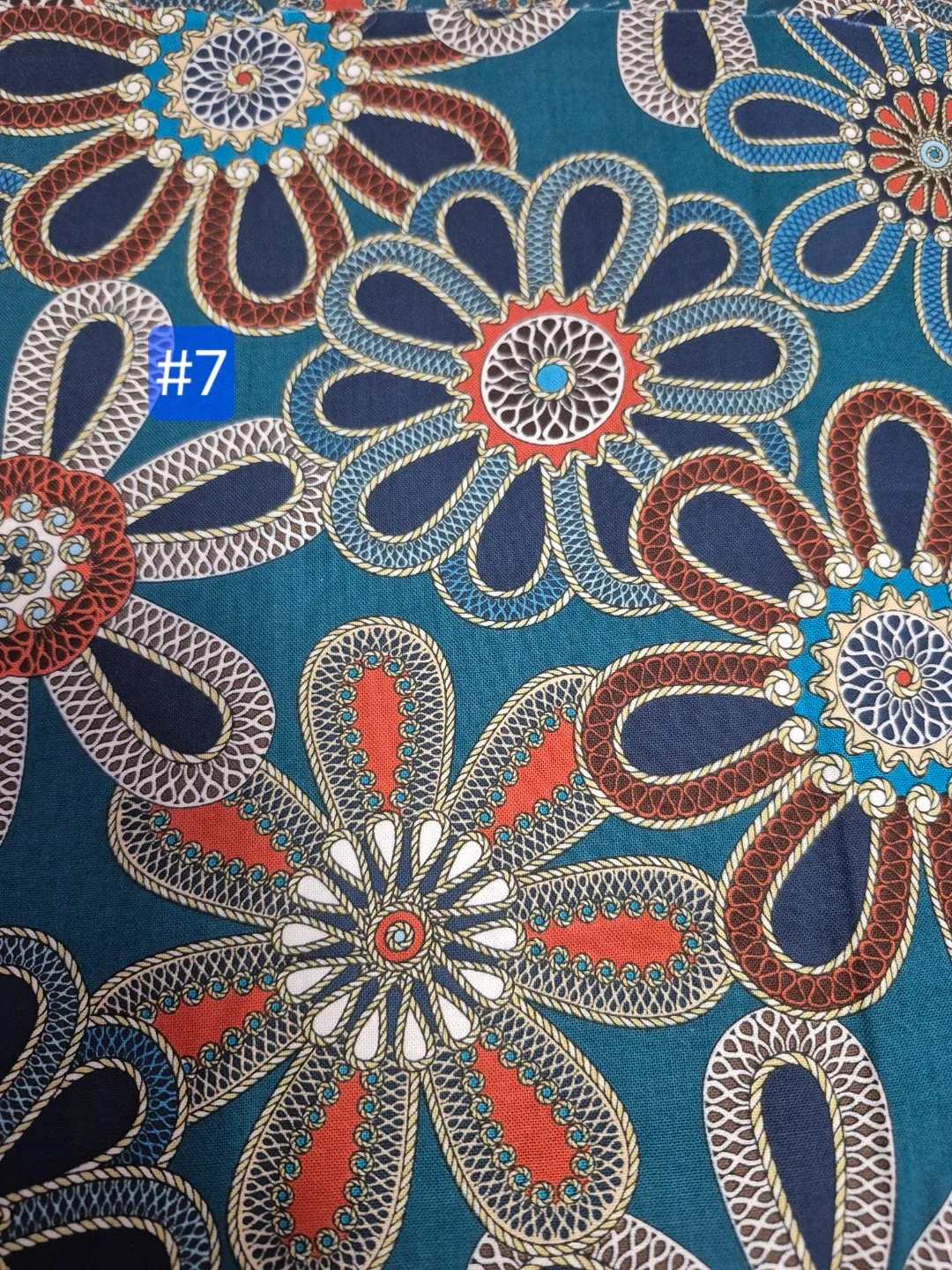 #7 set, 1 meter cotton pieces,  price per each image indicator(6)