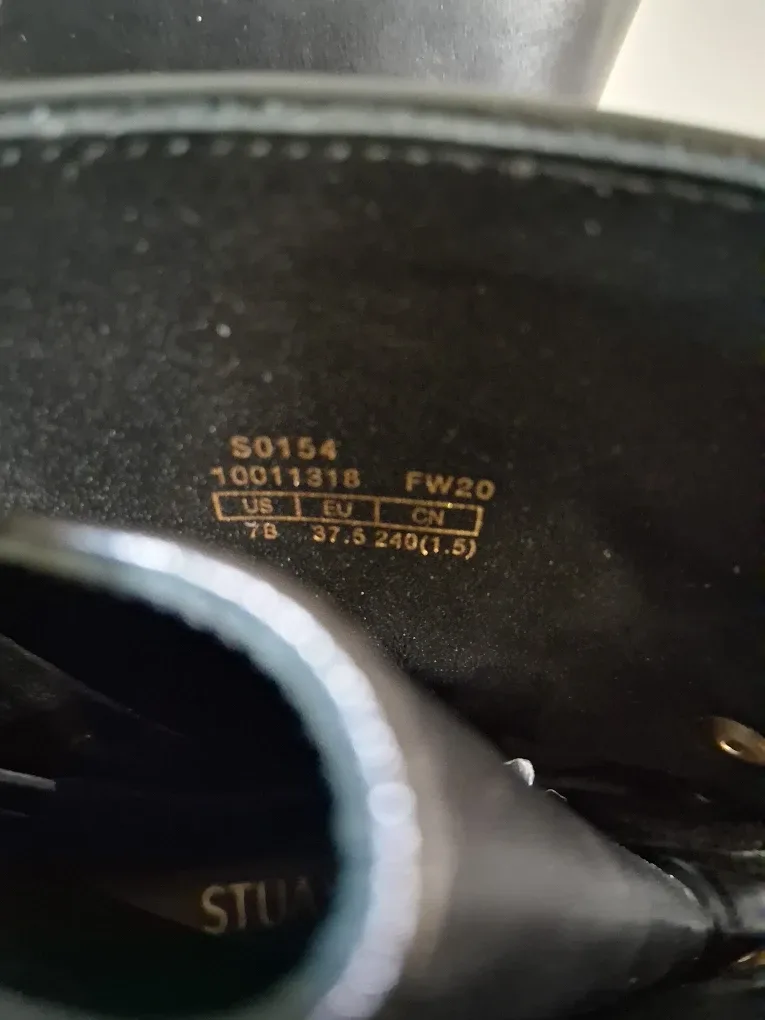 Stuart Weitzman Black Leather Boots - Size 7 image indicator(5)