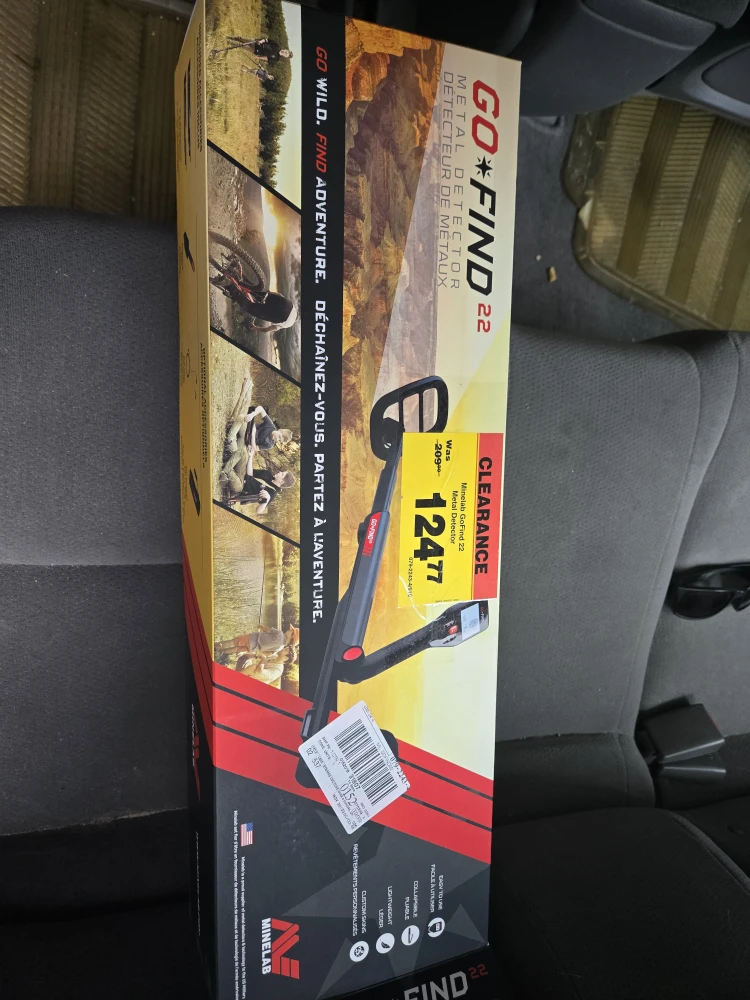 Minelab GO-FIND 22 Metal Detector – Like New