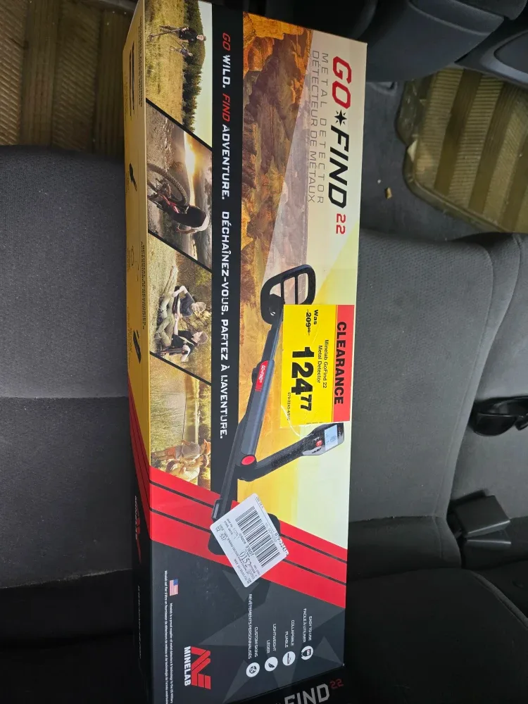 Minelab GO-FIND 22 Metal Detector – Like New