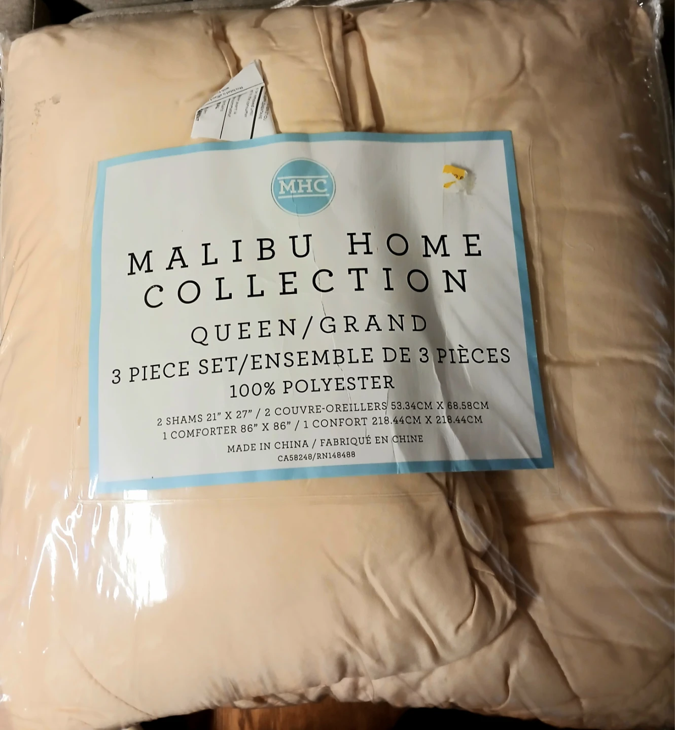 Malibu Home Collection Queen/Grand 3-Piece Set