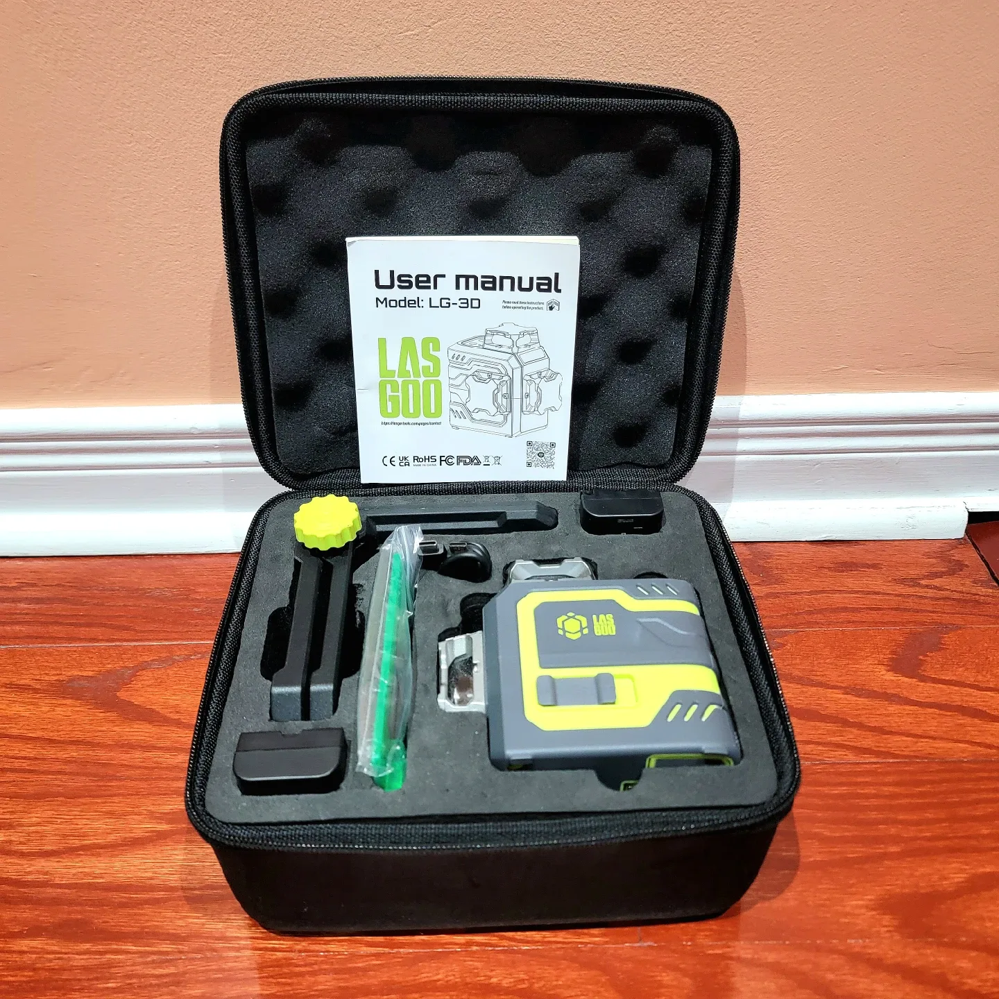 LasGoo LG 3D Laser Level Self Leveling 3x360 image indicator(4)