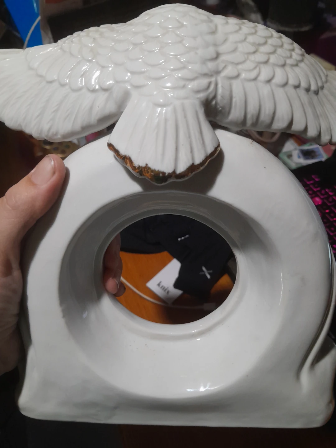 Montreal Porcelain Eagle Statue - photo 2