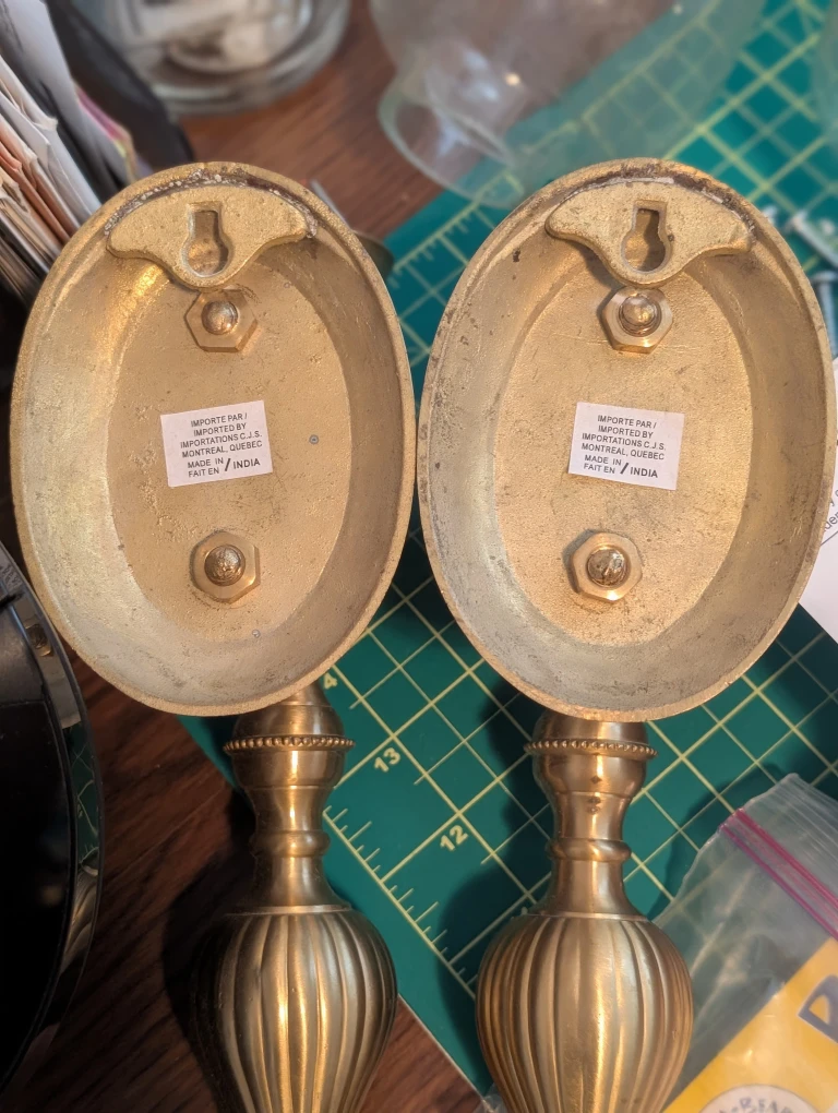 Brass Wall Sconces - photo 5
