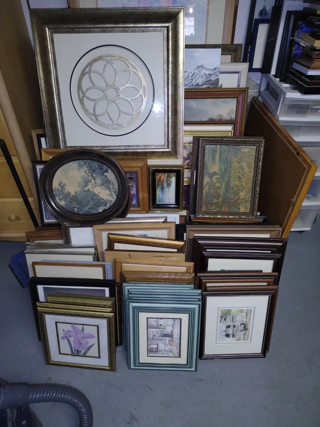 Assorted Pictures  with Frames - Various Sizes & Styles