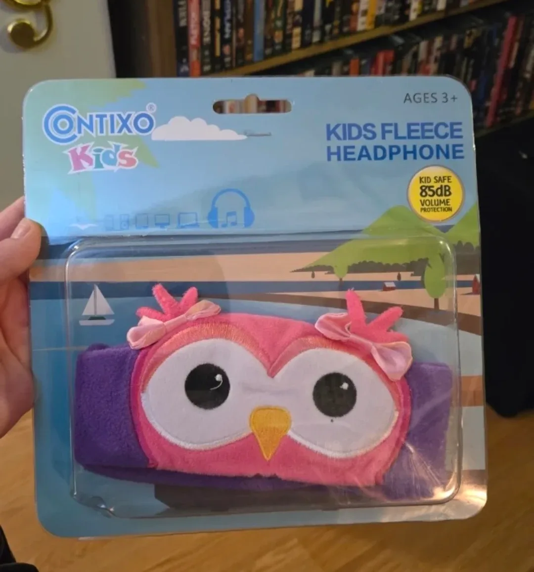 Contixo Kids Fleece Owl Headphone - New thumbnail