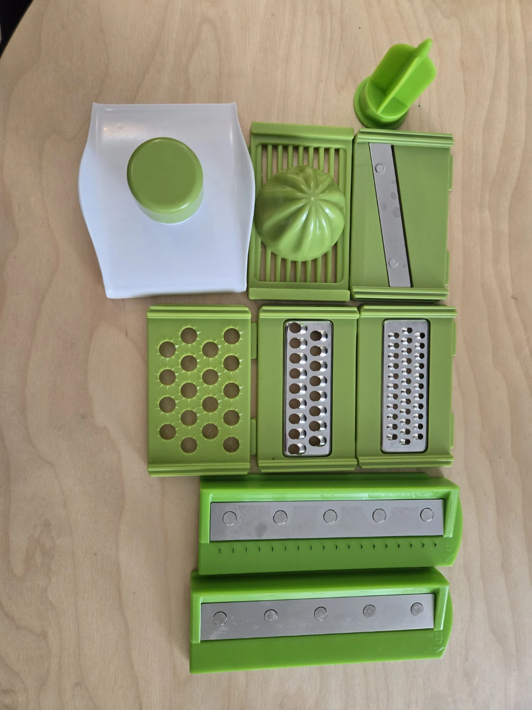 Vegetable Mandoline Slicer Set - Green - photo 2